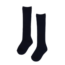 画像をギャラリービューアに読み込む, 子供 靴下 ハイソックス キッズ カラーソックス 16-21cm (無地 カラー ソックス 子ども 女の子 男の子 ジュニア 綿混 リブ編み) (在庫限り)