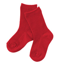 画像をギャラリービューアに読み込む, 子供 靴下 クルーソックス キッズ カラーソックス 16-21cm (無地 カラー ソックス クルー丈 子ども 女の子 男の子 ジュニア 綿混 リブ編み) (在庫限り)