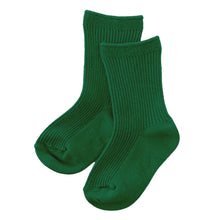 画像をギャラリービューアに読み込む, 子供 靴下 クルーソックス キッズ カラーソックス 16-21cm (無地 カラー ソックス クルー丈 子ども 女の子 男の子 ジュニア 綿混 リブ編み) (在庫限り)