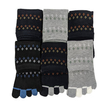 画像をギャラリービューアに読み込む, メンズ 紳士 消臭 ショート丈 5本指 五本指 ソックス 6足組 25 25.5cm 26cm 26.5cm 27cm 25-27cm 短め アーガイル メンズカジュアル 臭わない アウトレット (在庫限り)