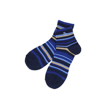 画像をギャラリービューアに読み込む, メンズ 紳士 ショートソックス ボーダー柄 6足組 25-27cm ショートソックス メンズ 綿混 くつ下 くつした クッション カジュアル フォーマル (在庫限り)