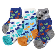 画像をギャラリービューアに読み込む, 子供 靴下 ショート ソックス キッズ 男の子 女の子 6足 柄  10-15cm (男子 女子 猫 うさぎ 6足 短い 滑り止め 綿混 飛行機 リス 春 夏 こども靴下) (在庫限り)