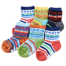 画像をギャラリービューアに読み込む, 子供 靴下 ショート ソックス キッズ 男の子 女の子 6足 柄  10-15cm (男子 女子 猫 うさぎ 6足 短い 滑り止め 綿混 飛行機 リス 春 夏 こども靴下) (在庫限り)