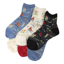 画像をギャラリービューアに読み込む, 靴下 レディース ソックス メッシュ 夏 ショートソックス 6足組 22-24cm セット ショート丈 婦人 夏用 涼しい くつ下 くつした 総柄 (在庫限り)