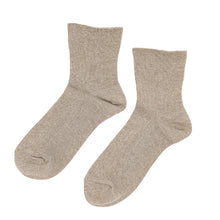 画像をギャラリービューアに読み込む, レディース ショートソックス 綿 履き口ゴムなし 23-25cm (靴下 女性 婦人 ショート丈 スクールソックス 綿混 締め付けない ゆったり クチゴム無し 日本製) (在庫限り)