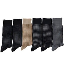 画像をギャラリービューアに読み込む, メンズ 靴下 日本製 ハーフ丈 大きいサイズ 6足セット 27cm 28cm 29cm (くつした 男性 紳士 ソックス クルー丈 ビジネス スーツ フォーマル カジュアル 黒 ビッグサイズ) (在庫限り)