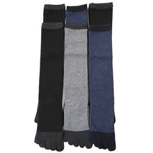 画像をギャラリービューアに読み込む, 【 お得 】レディース 5本指 ハイソックス 6足組 23-25cm (婦人 綿混 五本指靴下 くつ下 くつした アウトレット) (在庫限り)