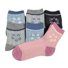 画像をギャラリービューアに読み込む, レディース ソックス 小さいサイズ ショート丈 日本製 6足組 21-23cm (婦人 綿混 くつ下 くつした 21cm 21.5cm 22cm 22.5cm ギフト プレゼント) (在庫限り)
