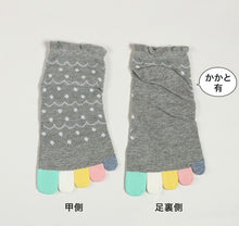 画像をギャラリービューアに読み込む, レディース 5本指ソックス 5本指靴下 スニーカーソックス 6足組 22-24cm 靴下 五本指 5本指 メッシュ 春夏 婦人 スニーカー丈 綿混 くつ下 くつした (在庫限り)
