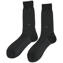 画像をギャラリービューアに読み込む, 【 お得 】 ビジネスソックス クルーソックス メンズ 6足組 ストライプ 25-26cm (くつした 男性 日本製 メンズソックス ハイソックス 男性用靴下 ビジネス スーツ) (在庫限り)