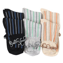 画像をギャラリービューアに読み込む, 【 お得 】レディース ショートソックス 6足組 22-24cm (女性 靴下 ソックス くつ下 くつした 柄 猫 ボーダー) (在庫限り)