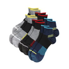 画像をギャラリービューアに読み込む, メンズ ショートソックス 6足組 25-27cm (男性 紳士 ショートソックス くつ下 くつした 清潔 臭わない 臭いにくい) (在庫限り)