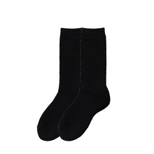 画像をギャラリービューアに読み込む, 裏起毛ソックス レディース 暖かい ルームソックス 23-25cm (靴下 おうちソックス 冬 冬用 厚手 あったか 暖かい 防寒 くつ下 ぼかぼか ふわふわ 厚地 寒さ対策 黒 ブラック スキー 冷え性 アウトドア 保温) (在庫限り)