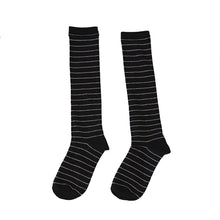 画像をギャラリービューアに読み込む, 【 お得 】 ガールズ キッズ ハイソックス 靴下 6足組 柄あり 22-24cm (女の子 ジュニアソックス ロング丈 長靴下 くつ下 くつした) (在庫限り)