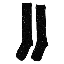 画像をギャラリービューアに読み込む, 【 お得 】 ガールズ キッズ ハイソックス 靴下 6足組 柄あり 22-24cm (女の子 ジュニアソックス ロング丈 長靴下 くつ下 くつした) (在庫限り)