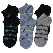 画像をギャラリービューアに読み込む, 【 お得 】 キッズソックス 子供 柄ソックス 6足組 16-18cm~22-24cm スニーカーソックス ジュニア ボーイズ 男の子 男児 スニーカー丈 くるぶし丈 綿混 くつ下 くつした プリント プレゼント ギフト
 (在庫限り)