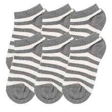 画像をギャラリービューアに読み込む, スニーカーソックス 日本製 子供 靴下 くるぶし 6足組 16-18cm~22-24cm (ジュニア 子ども レディース スニーカー丈 くつ下 綿混 シンプル) (在庫限り)