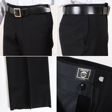 画像をギャラリービューアに読み込む, 学生服 ズボン 洗濯機丸洗い ノータック 男子 ドライウォッシュ 88cm~110cm 制服 学校 学生 スラックス 高校生 裾上げ無料 (送料無料) (取寄せ)