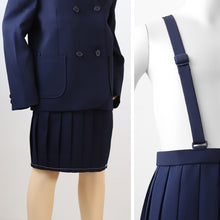 画像をギャラリービューアに読み込む, 学生服 20本車ヒダ イートンスカート(A体) 110cmA~160cmA 学生服 女の子 ガール 女児 洗える (送料無料) (取寄せ)