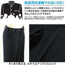 画像をギャラリービューアに読み込む, 学生服 スラックス NY型ノータック ストリード 88cm~100cm ( 制服 学校 学生 高校生 裾上げ無料) (送料無料) (取寄せ)