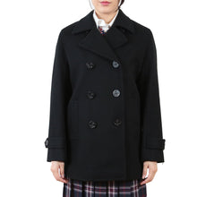 画像をギャラリービューアに読み込む, 男女兼用Pコート S~3L (you:th ピーコート スクールコート ウール混 保温 防寒 女子 男子 通学 中学生 高校生) (送料無料) (取寄せ)