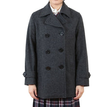 画像をギャラリービューアに読み込む, 男女兼用Pコート S~3L (you:th ピーコート スクールコート ウール混 保温 防寒 女子 男子 通学 中学生 高校生) (送料無料) (取寄せ)
