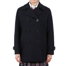 画像をギャラリービューアに読み込む, 男女兼用Pコート S~3L (you:th ピーコート スクールコート ウール混 保温 防寒 女子 男子 通学 中学生 高校生) (送料無料) (取寄せ)