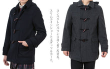 画像をギャラリービューアに読み込む, 男女兼用ダッフルコート S~LL (you:th スクールコート 学生 通学 unisex サイズ豊富 秋冬用 ショート丈) (送料無料) (取寄せ)