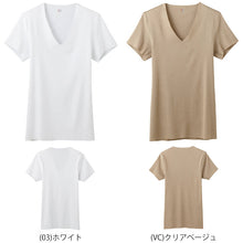 画像をギャラリービューアに読み込む, グンゼ YG Vネック Tシャツ メンズ インナー tシャツ M~LL (GUNZE 男性 紳士 半袖 下着 肌着 インナーシャツ v首 CUTOFF シャツ 透けない ひびきにくい 抗菌 防臭 M L LL) (在庫限り)