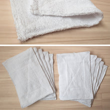 画像をギャラリービューアに読み込む, 綿100% 業務用 厚口タイプ 雑巾 10枚入 20cm×30cm (ぞうきん 家庭用 学校用 新学期 洗車)