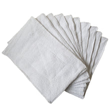 画像をギャラリービューアに読み込む, 綿100% 業務用 厚口タイプ 雑巾 10枚入 20cm×30cm (ぞうきん 家庭用 学校用 新学期 洗車)
