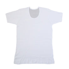 画像をギャラリービューアに読み込む, 大きいサイズ 半袖 U首 クルーネック メンズ 綿100 3L～5L (吸水速乾 コットン ビッグ ロング 大寸 白t 大きめ でかい ぽっちゃり 肥満 マッチョ 筋肉 体型カバー 3L 4L 5L)
