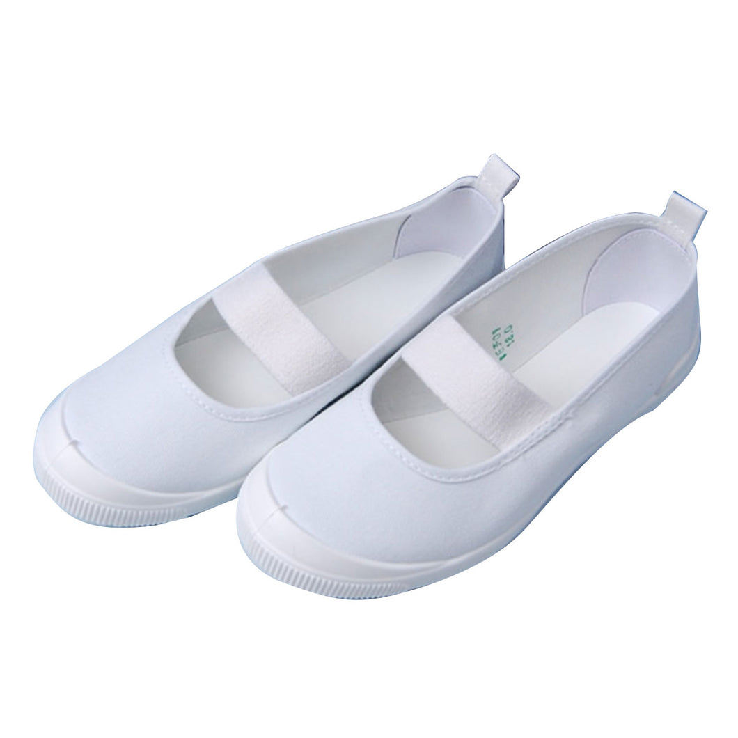 ムーンスター 上履き 子供 小学生 綿布 バレーシューズ αバンドバレー 14cm～27cm 白 内履き 上靴 内ズック 学校 小学校 幼稚園 保育園 スクール シューズ キッズ ジュニア 月星 (取寄せ)