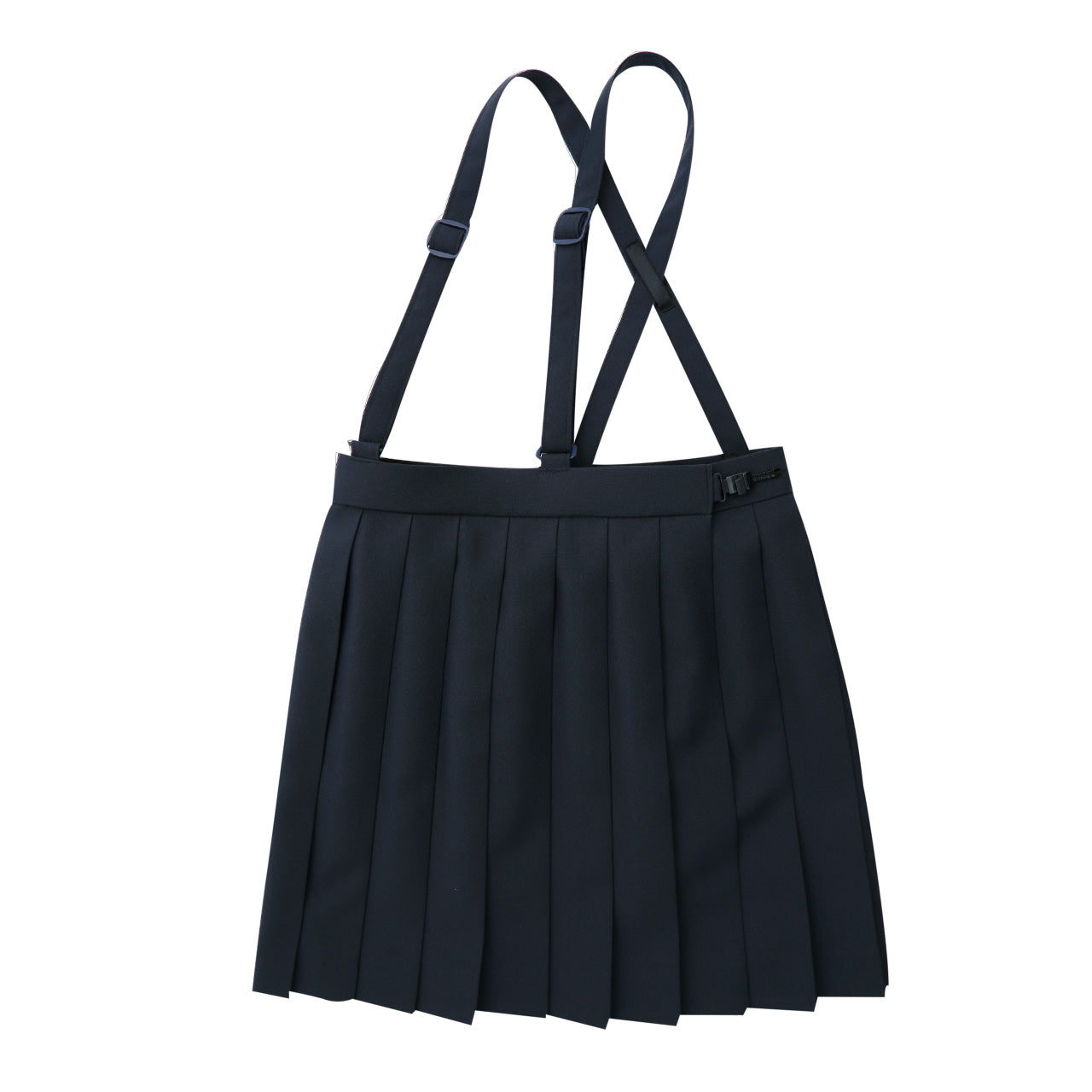 トンボ学生服 女子小学生 カシドス織り 20本車ヒダ 紺スカート