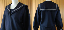 画像をギャラリービューアに読み込む, ティアラ 4000シリーズ 女子 サージ織り 白2本ライン セーラー服 155cmA～165cmA (Tiara) (送料無料) (在庫限り)
