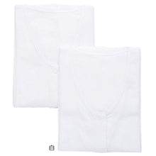 画像をギャラリービューアに読み込む, 前開きシャツ 婦人 介護 下着 半袖 インナー 3L 2枚組 (綿100% マジックテープ式 ワンタッチ肌着 シャツ レディース 女性 大きいサイズ) (在庫限り)
