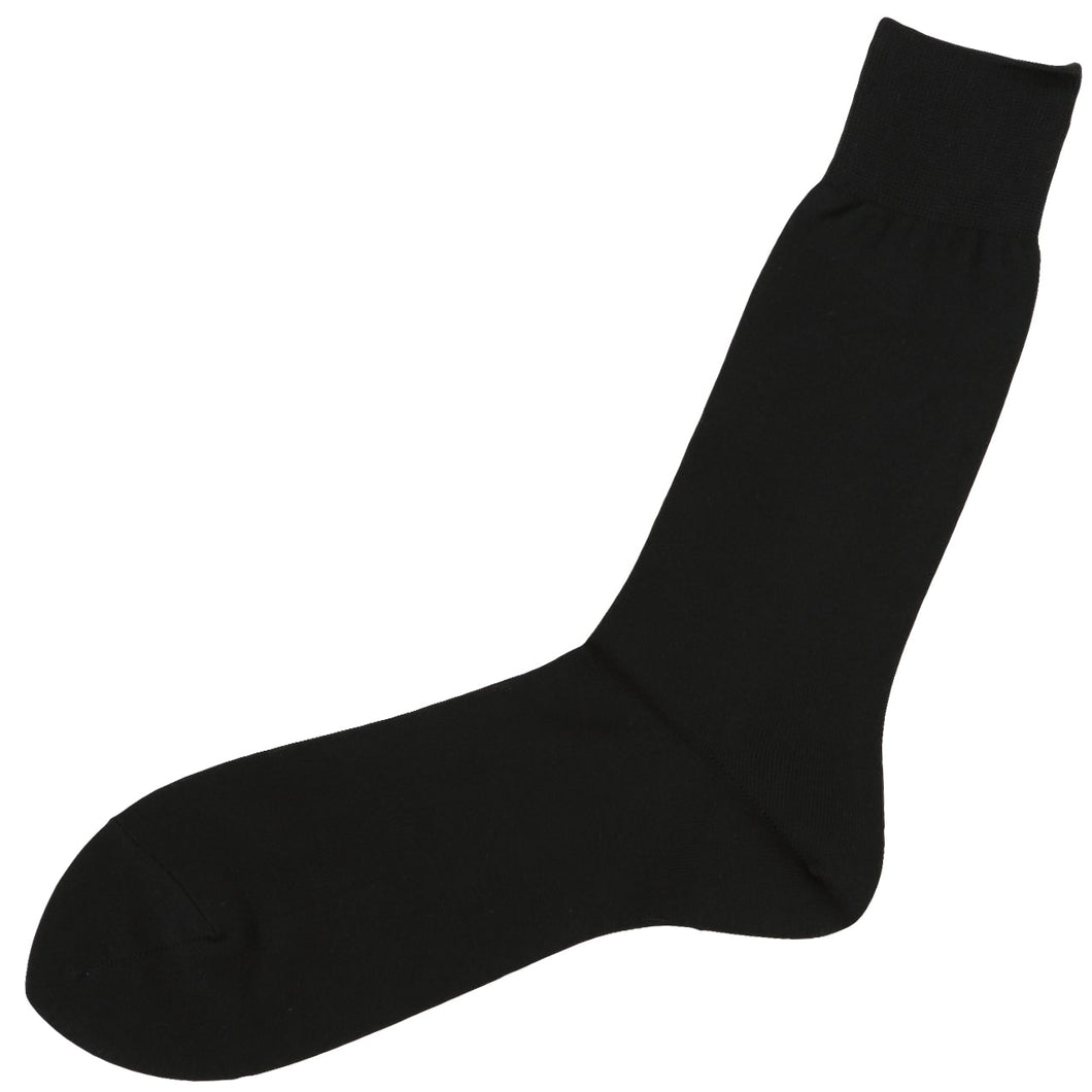 福助 ビジネスソックス メンズ 綿100% 消臭 無地 2足組 23～27cm 靴下 綿 男性 ビジネス クルーソックス 破れにくい ソックス 小さいサイズ (在庫限り)
