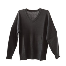 画像をギャラリービューアに読み込む, V首 セーター メンズ S～3L Vネック ビジネス カジュアル オフィス 秋 冬 ウール 防寒 大きいサイズ メンズニット メンズセーター 無地 シンプル スリム 薄手
