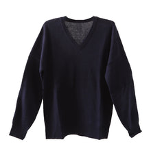 画像をギャラリービューアに読み込む, V首 セーター メンズ S～3L Vネック ビジネス カジュアル オフィス 秋 冬 ウール 防寒 大きいサイズ メンズニット メンズセーター 無地 シンプル スリム 薄手
