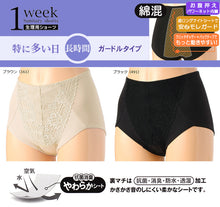 画像をギャラリービューアに読み込む, アツギ 【3枚セット】1week 特に多い日夜用超ロングナイトシートサニタリーショーツ M・L (ATSUGI 1ウィーク) (在庫限り)

