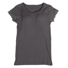 画像をギャラリービューアに読み込む, ブラトップ 半袖 カップ付 tシャツ 綿100 インナー レディース M～LL (カップ付き 半袖インナー Tシャツ フレンチ袖 下着 締め付けない ひびきにくい) (在庫限り)
