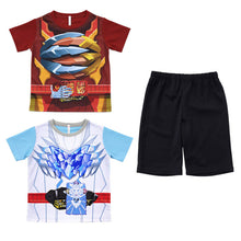 画像をギャラリービューアに読み込む, 仮面ライダーセイバー パジャマ 半袖 男児 変身パジャマ 3点セット 100cm～130cm (110cm 120cm 上下セット 仮面ライダーブレイズ セイバー なりきり パジャマ) (在庫限り)
