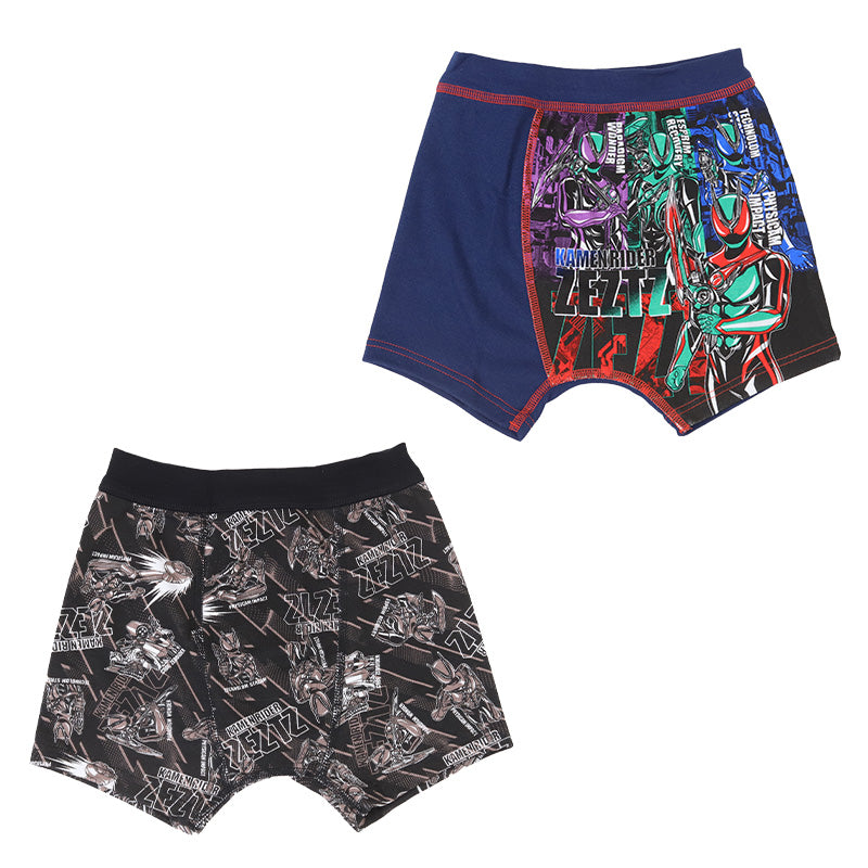 男児 ボクサーパンツ 仮面ライダーゼッツ ボクサーブリーフ 男の子 仮面ライダー 2枚組 100 110 120 cm 下着 男の子 パンツ 子供 綿混 肌着 まとめ買い 2P 綿 コットン cotton 子供 キッズ 男子 ボーイズ インナー ブリーフ ボクサー 前閉じ 保育園 幼稚園 ギフト