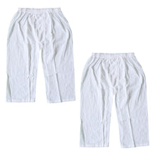 画像をギャラリービューアに読み込む, ステテコ メンズ クレープ ひざ下 麻 2枚組 M～LL (クレープ肌着 クレープ素材 男性 紳士 下着 インナー パンツ ズボン下 夏 肌着 すててこ)
