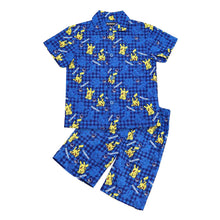 画像をギャラリービューアに読み込む, ポケモン パジャマ キッズ 半袖 男の子 夏 綿 110cm～130cm 子供 子ども 薄手 夏用 春夏 子供服 110 120 130 上下セット (在庫限り)
