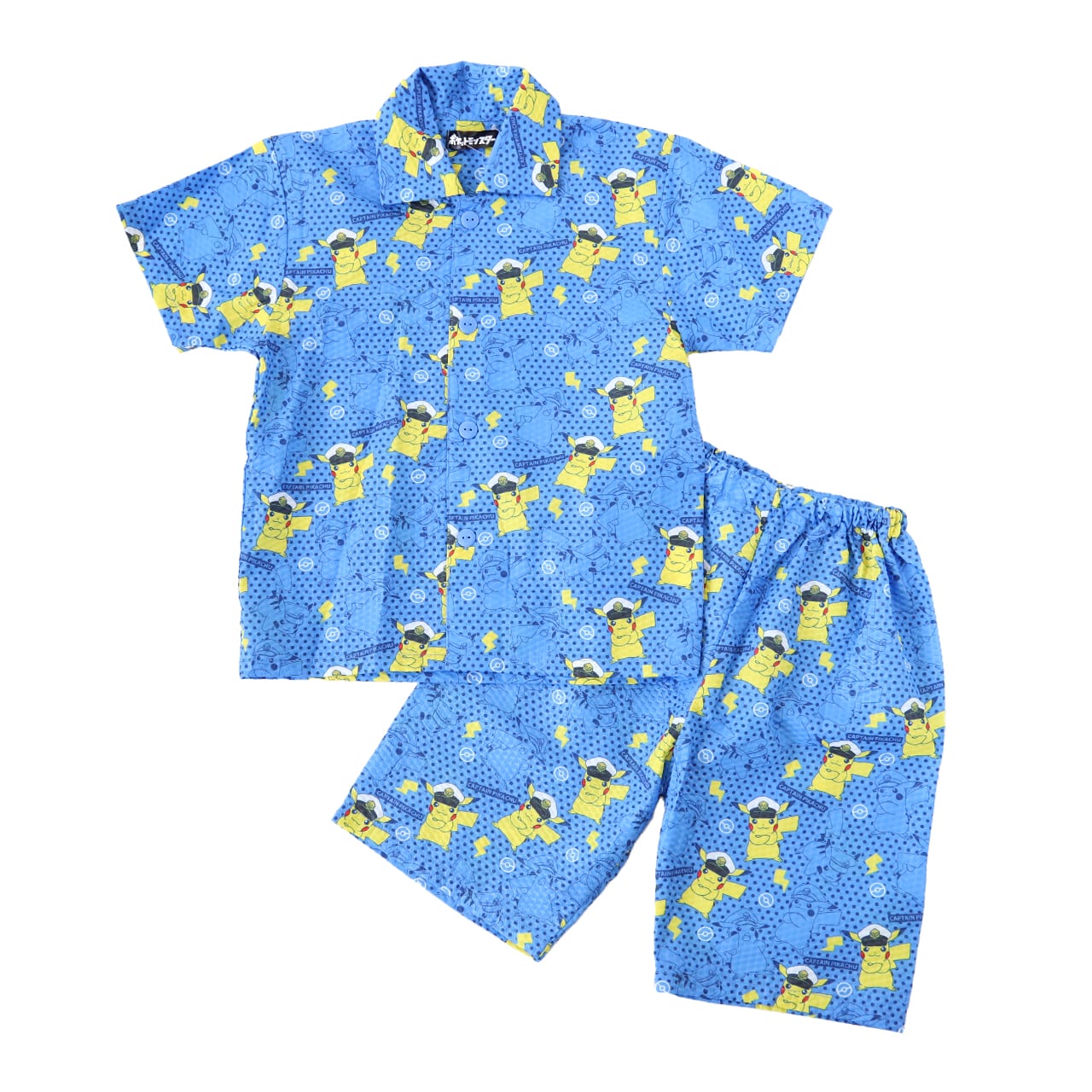 ポケモン パジャマ キッズ 半袖 男の子 夏 綿 110cm～130cm 子供 子ども 薄手 夏用 春夏 子供服 110 120 130 上下セット  (在庫限り) – スクログ