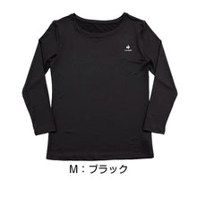 画像をギャラリービューアに読み込む, インナー レディース 長袖 ルコック M～LL スポーツインナー 夏 UVカット 紫外線対策 下着 肌着 ラウンドネック トレーニング ウェア トップス フィットネス アウトドア
