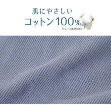 画像をギャラリービューアに読み込む, 長袖シャツ インナー レディース 8分袖インナー 長袖 綿100 リブ コットン レース M～LL (長袖インナー 下着 肌着 婦人) (在庫限り)
