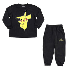 画像をギャラリービューアに読み込む, ポケモン パジャマ 男の子 キッズ 長袖 冬 ピカチュウ ポケットモンスター 男児 ルームウェア 上下セット 110cm～140cm もこもこ フリース 子供 120cm 130cm 冬用 部屋着 クリスマス プレゼント (在庫限り)
