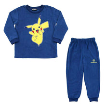画像をギャラリービューアに読み込む, ポケモン パジャマ 男の子 キッズ 長袖 冬 ピカチュウ ポケットモンスター 男児 ルームウェア 上下セット 110cm～140cm もこもこ フリース 子供 120cm 130cm 冬用 部屋着 クリスマス プレゼント (在庫限り)
